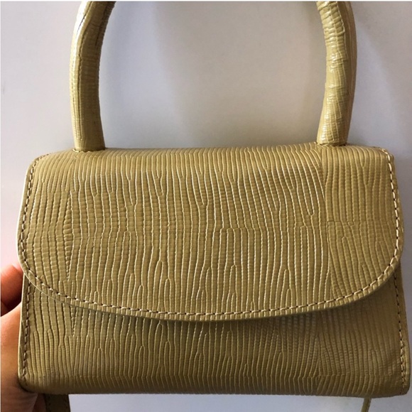 By Far Mini Leather Crossbody Bag in Green - Picture 2 of 10